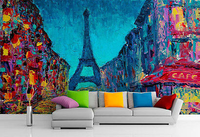 Fototapeta Maľovaný Paríž 